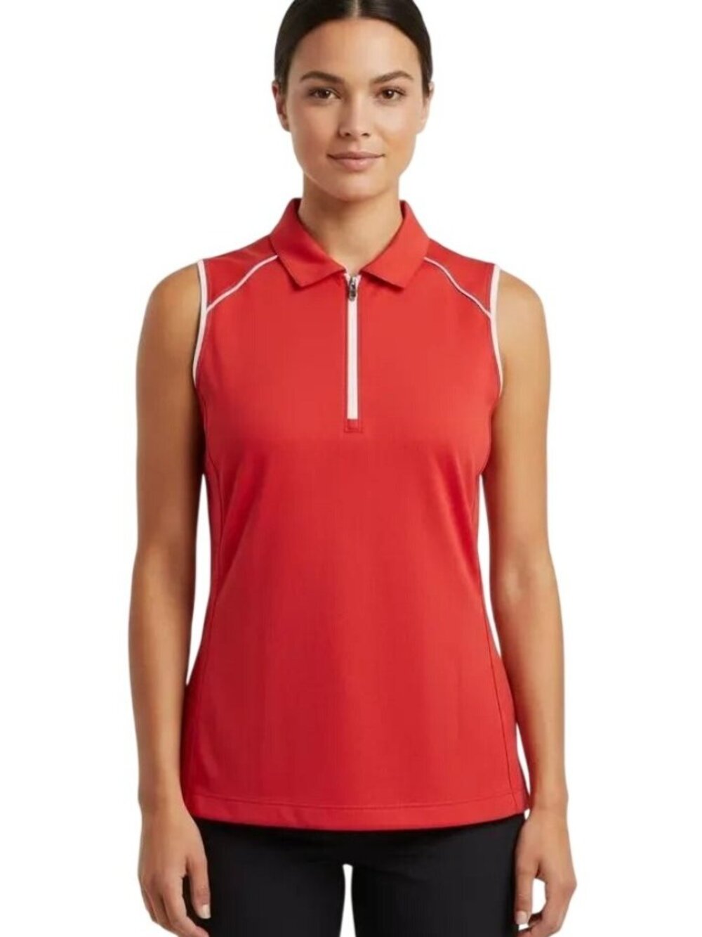 Slazenger Red Golf Sleeveless Top & Adidas Golf Skort Outfit Set Women's Size XS - Picture 4 of 16